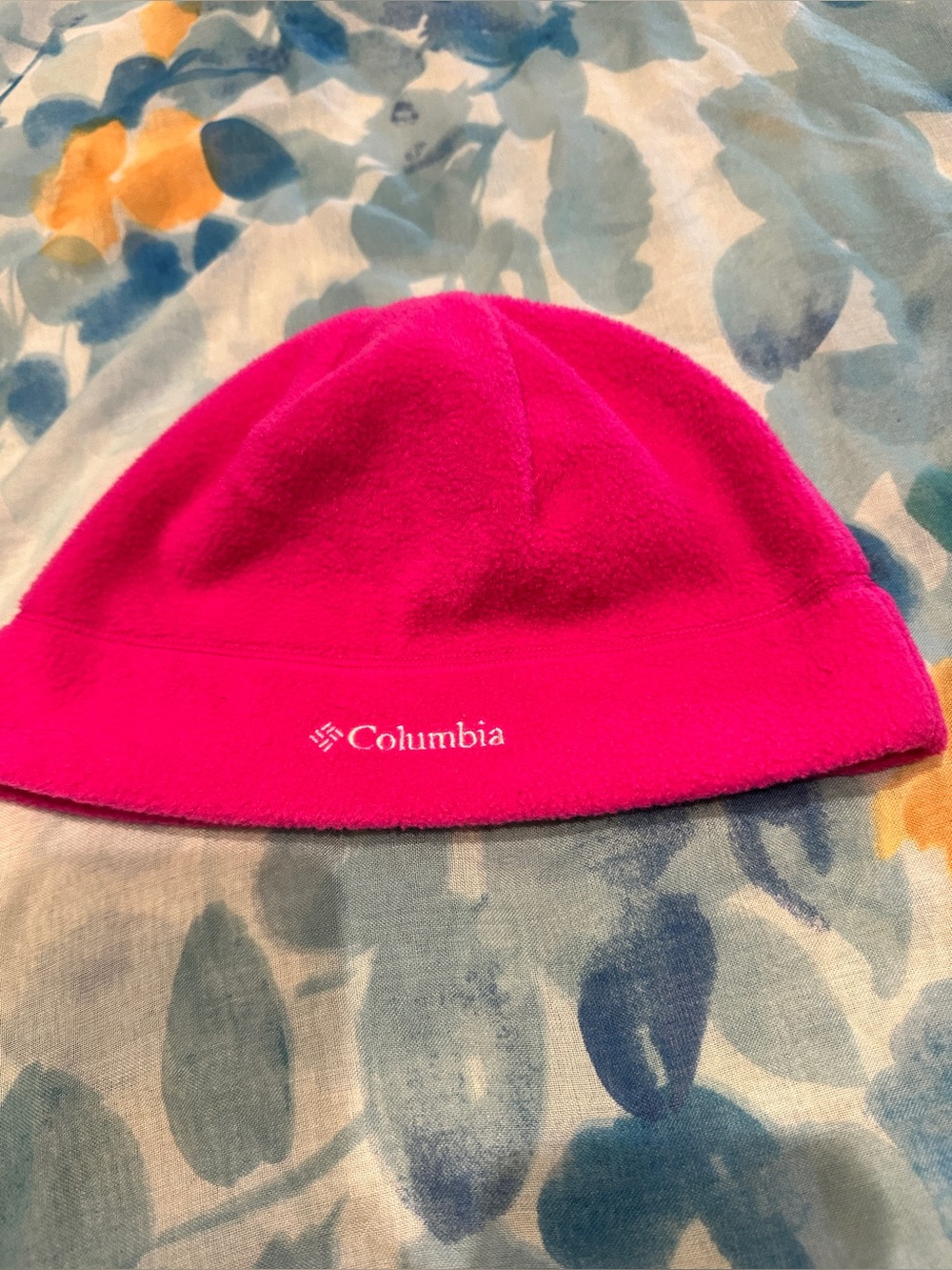 Columbia Kids Hot Pink Fleece Beanie